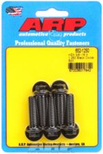 "3/8""-16 X 1.250 hex black oxide bolts" (5pcs) - Image 2