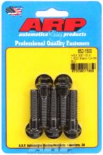 "3/8""-16 X 1.500 hex black oxide bolts" (5pcs) - Image 2