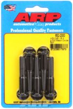 "3/8""-16 X 2.000 hex black oxide bolts" (5pcs) - Image 2
