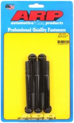 "3/8""-16 X 3.750 hex black oxide bolts" (5pcs) - Image 2