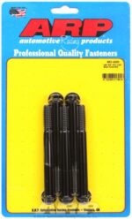"3/8""-16 X 4.000 hex black oxide bolts" (5pcs) - Image 2