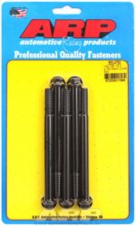 "3/8""-16 X 4.750 hex black oxide bolts" (5pcs) - Image 2