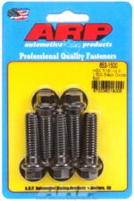"7/16""-14 X 1.500 hex black oxide bolts" (5pcs) - Image 2