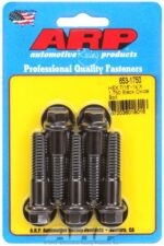 "7/16""-14 X 1.750 hex black oxide bolts" (5pcs) - Image 2