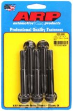 "7/16""-14 X 3.000 hex black oxide bolts" (5pcs) - Image 2