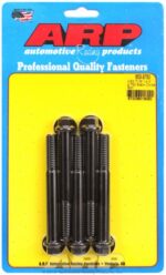 "7/16""-14 X 3.750 hex black oxide bolts" (5pcs) - Image 2