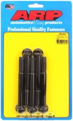 "7/16""-14 X 4.000 hex black oxide bolts" (5pcs) - Image 2