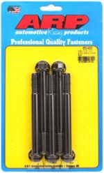 "7/16""-14 X 4.500 hex black oxide bolts" (5pcs) - Image 2