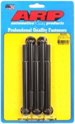 "7/16""-14 X 5.000 hex black oxide bolts" (5pcs) - Image 2