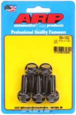 "3/8""-16 x 1.000 hex 7/16 wrenching black oxide bolts"(5pcs - Image 2
