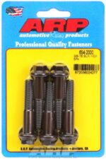 "3/8""-16 x 2.000 hex 7/16 wrenching black oxide bolts"(5pcs - Image 2