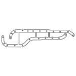 Cometic OIL PAN RAIL GASKETS .060" AFM