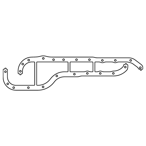 654E1EEB-7D86-986D-069E-88C46E33D901 Cometic OIL PAN RAIL GASKETS .060" AFM - Image 1