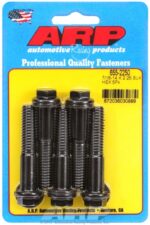 "7/16""-14 X 2.250 hex 1/2 wrenching black oxide bolts" 5pcs - Image 2