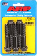 "7/16""-14 X 2.500 hex 1/2 wrenching black oxide bolts" 5pcs - Image 2