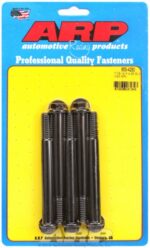 "7/16""-14 X 4.250 hex 1/2 wrenching black oxide bolts" 5pcs - Image 2