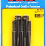 "3/8""-16 x 3.000 12pt 7/16 wrenching black oxide bolts"5pcs