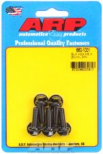 M6 x 1.00 x 20 hex black oxide bolts (5pcs) - Image 2