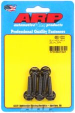 M6 x 1.00 x 25 hex black oxide bolts (5pcs) - Image 2