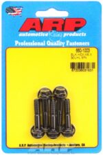 M6 x 1.00 x 30 hex black oxide bolts (5pcs) - Image 2