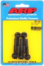 M6 x 1.00 x 40 hex black oxide bolts (5pcs) - Image 2