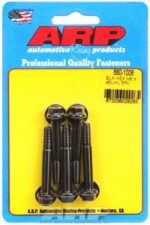 M6 x 1.00 x 45 hex black oxide bolts (5pcs) - Image 2