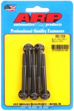 M6 x 1.00 x 55 hex black oxide bolts (5pcs) - Image 2