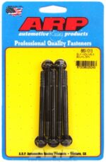 M6 x 1.00 x 80 hex black oxide bolts (5pcs) - Image 2