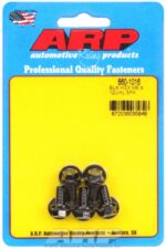 M6 x 1.00 x 12 hex black oxide bolts (5pcs) - Image 2