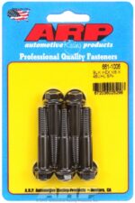 M8 x 1.25 x 45 hex black oxide bolts (5pcs) - Image 2