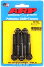 M8 x 1.25 x 50 hex black oxide bolts (5pcs) - Image 2