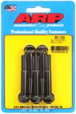 M8 x 1.25 x 55 hex black oxide bolts (5pcs) - Image 2