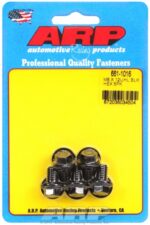 M8 x 1.25 x 12 hex black oxide bolts (5pcs) - Image 2