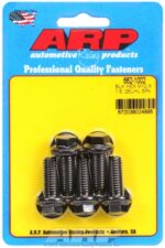 M10 x 1.50 x 25 hex black oxide bolts (5pcs) - Image 2