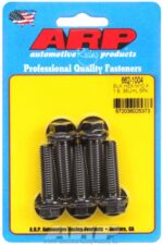 M10 x 1.50 x 35 hex black oxide bolts (5pcs) - Image 2