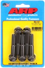 M10 x 1.50 x 50 hex black oxide bolts (5pcs) - Image 2