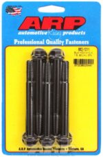 M10 x 1.50 x 90 hex black oxide bolts (5pcs) - Image 2
