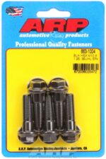M10 x 1.25 x 35 hex black oxide bolts (5pcs) - Image 2
