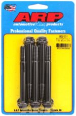 M10 x 1.25 x 90 hex black oxide bolts (5pcs) - Image 2