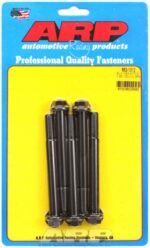 M10 x 1.25 x 100 hex black oxide bolts (5pcs) - Image 2