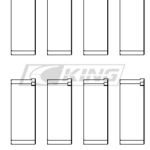 King Conrod Bearing Shell BMW S14B20, S14B23, S14B25