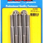 "7/16""-14 X 3.500 12pt 1/2 wrenching SS bolts" (5pcs)
