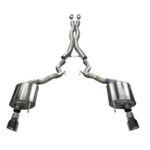 Corsa Cat-Back 3.0" Dual Rear Single 4.5" Mustang 5.0 15-17