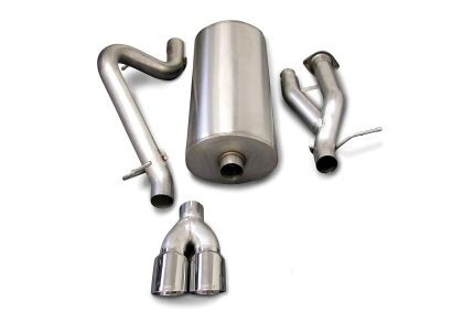 Corsa Cat-Back 3.0" Single Rear Twin 4.0" Hummer H2