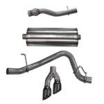 Corsa Cat-Back 3.0" Single Side Twin 4.0" Yukon 6.2 15-20