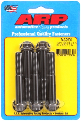 66F42DCA-74D9-1600-4A65-FCD52D46898E "3/8""-24 x 2.500 12pt black oxide bolts" (5pcs) - Image 1