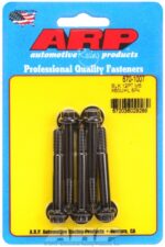M6 x 1.00 x 50 12pt black oxide bolts (5pcs) - Image 2