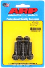 M8 x 1.25 x 30 12pt black oxide bolts (5pcs) - Image 2