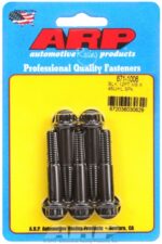 M8 x 1.25 x 45 12pt black oxide bolts (5pcs) - Image 2