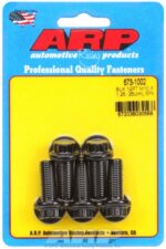 M10 x 1.25 x 25 12pt black oxide bolts (5pcs) - Image 2